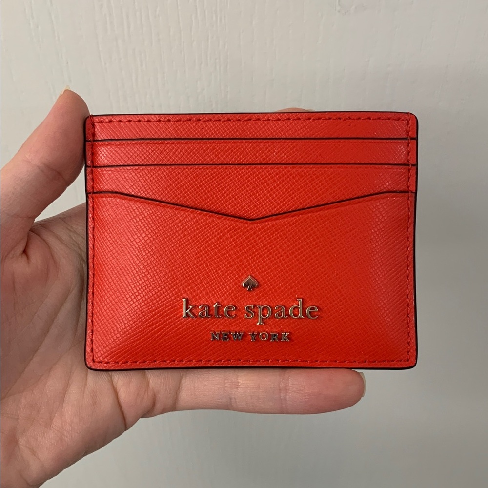 Kate Spade Orange Card Wallet